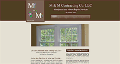 Desktop Screenshot of mmcontracting.biz